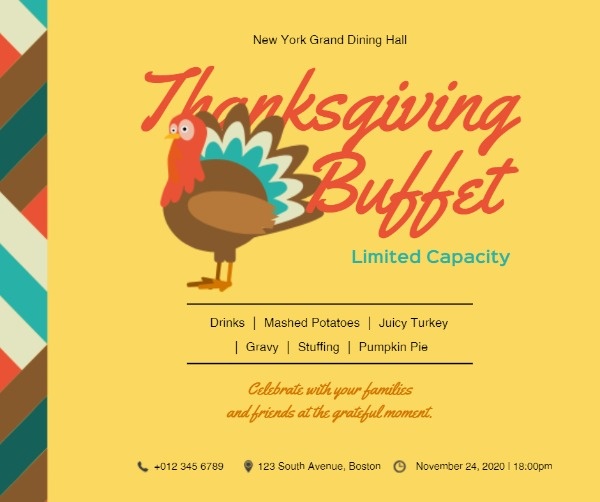 Thanksgiving Buffet Limited Capacity 