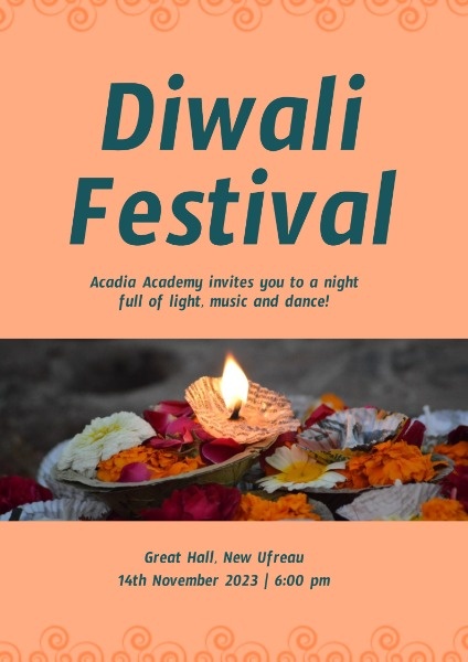 Simple Diwali Festival Celebration