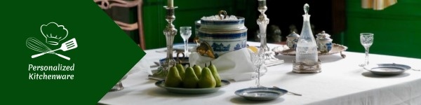 Green Kitchenware Banner