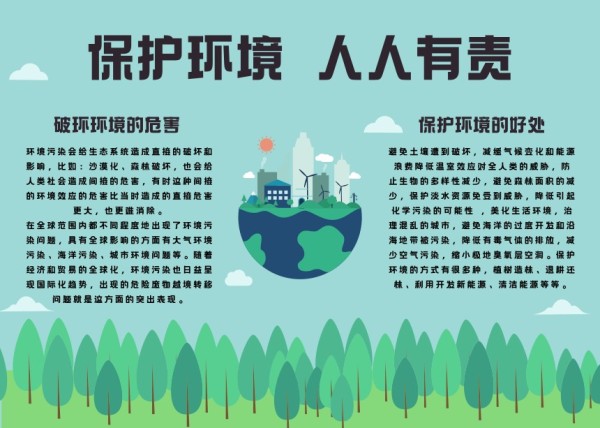 保护环境人人有责