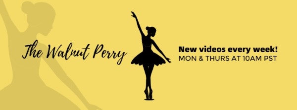 Yellow Dancing Girl Banner