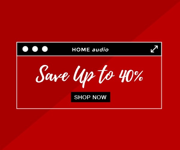 Black Friday Home Audio Sale