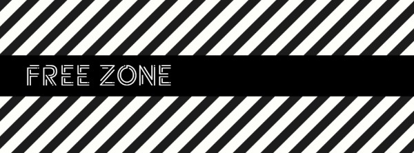 Black And White Stripe Banner