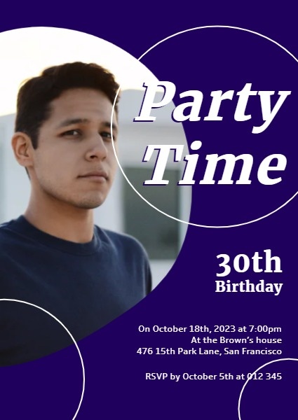 Purple Man's Birthday Party