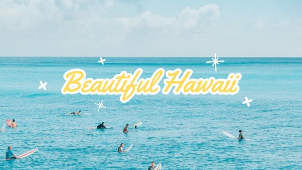 蓝色美丽的夏威夷海上旅行Youtube视频封面