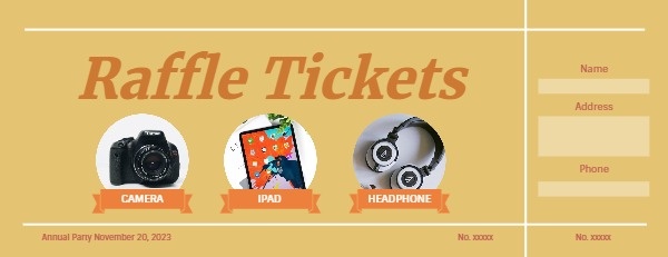 Electronics Retail Sale Raffle