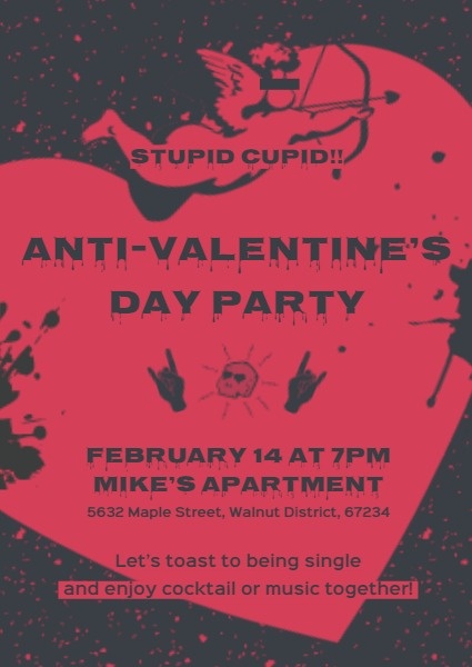 Stupid Cupid Anti-Valentine's Day Party