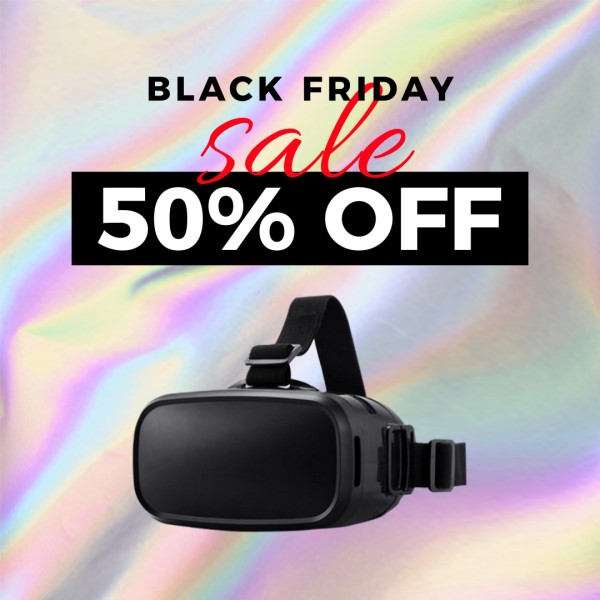 黑色星期五时尚促销卖货社交配图