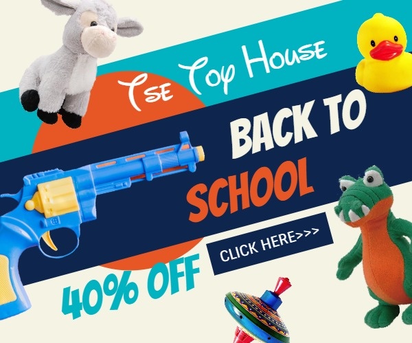 Back To School Toy Online Banner Ads