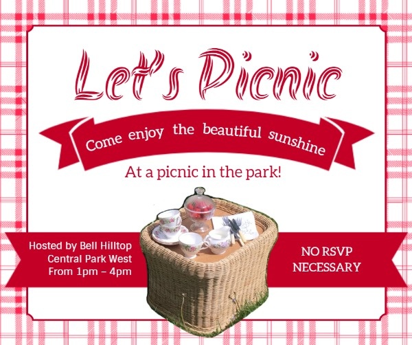 Pink Picnic Invitation