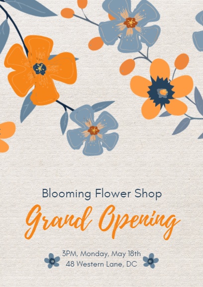 Bloom Flower Shop Opening