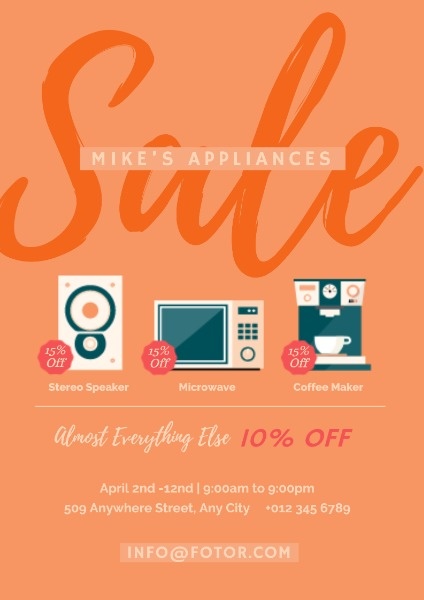 Appliance Sale