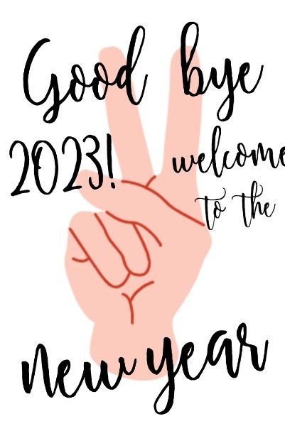 White Background Of Simple OK Gesture New Year Resolution