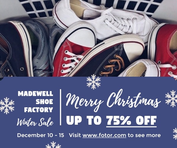 Christmas Shoe Store Sales