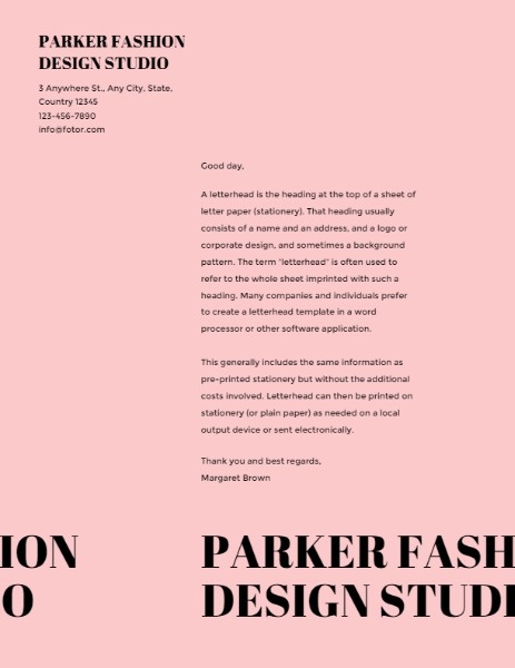 Parker Fashion Design Studio