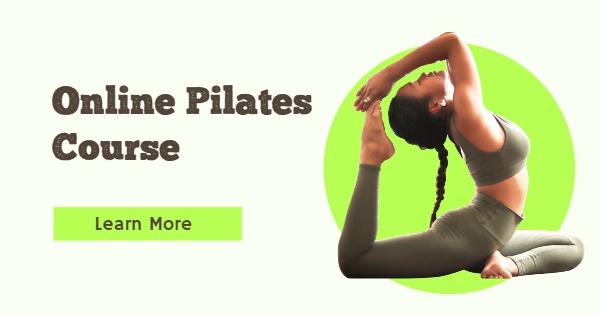 Online Pilates Course Facebook Ad Medium