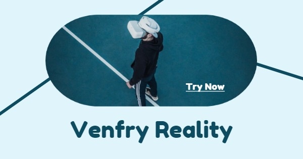 Online White Venfry Reality Facebook Ad Medium