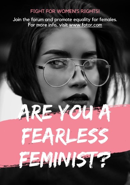 Black Feminist Campaign Poster