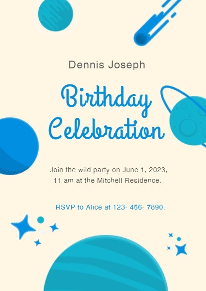 Blue Planet Birthday