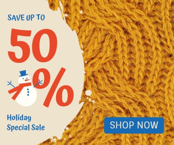 Christmas Sweater Sale Banner Ads
