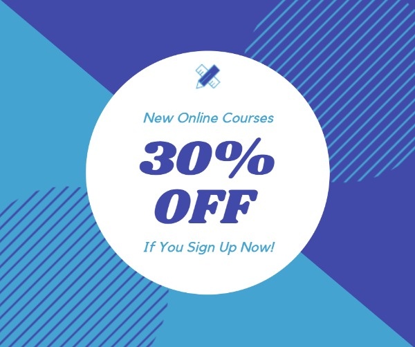 New Online Courses Discount