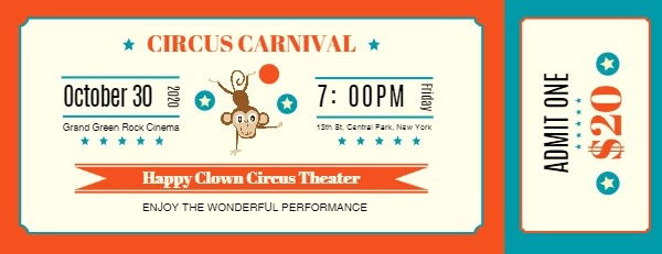 Circus Ticket