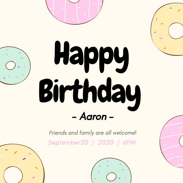 Aaron's Birthday Party