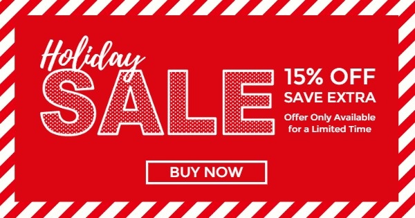 Red ChristmasSale Banner Ads