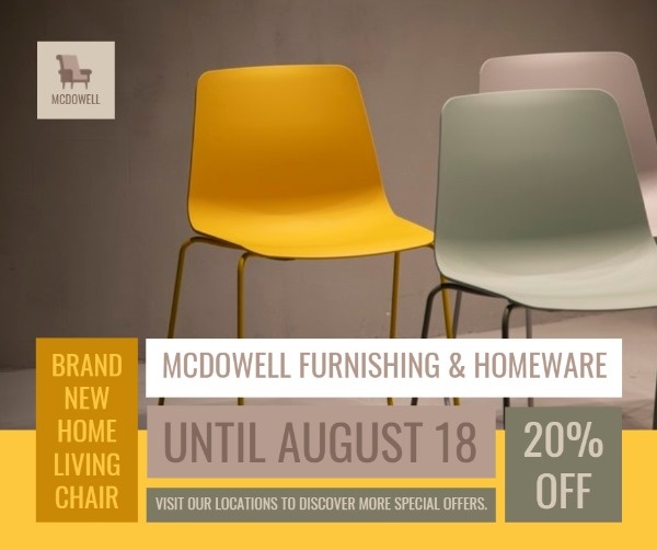 Yellow And Simple Furniture Sale