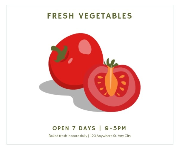 Fresh Vegetables Opening