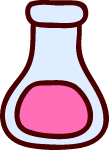 实验容器玻璃瓶卡通实验科学