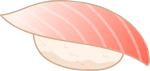 海鲜鱼肉鱼片手绘食材