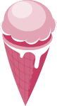 甜食食物卡通冰淇淋冰激凌