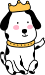 斑点狗狗动物生态卡通