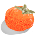 柿子橙色食物装饰元素食品