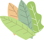 树叶绿植卡通装饰装饰元素