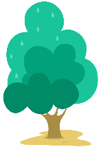 绿色春天装饰元素环保树木