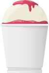 冰淇淋果酱甜品甜点纸杯