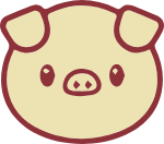 猪头猪动物猪年可爱