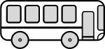 公交车大巴车车巴士公共汽车