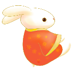 红白玉兔动物兔子可爱
