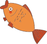 鱼动物卡通可爱装饰