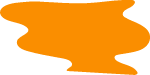 曲线形状弯曲橙色背景位图