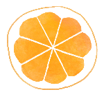 酸橙色柠檬片食品装饰