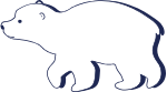 北极熊动物小北极熊小熊北极