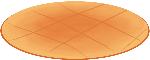 装饰装饰元素橘色手绘毯子