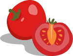 西红柿蔬菜水果红色绿色