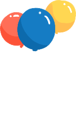 气球彩球手绘卡通装饰