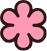 花卉手绘装饰装饰元素粉色