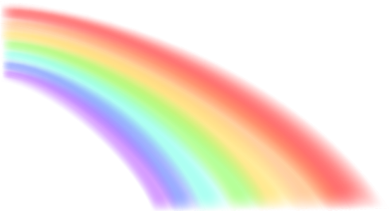 气象装饰元素光谱彩虹彩虹桥